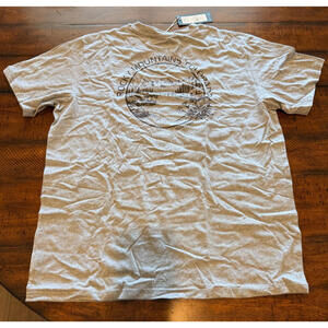 Alpine Design - AD Hike SS - Rocky Mountains Graphic Tee - Grey Heather Medium